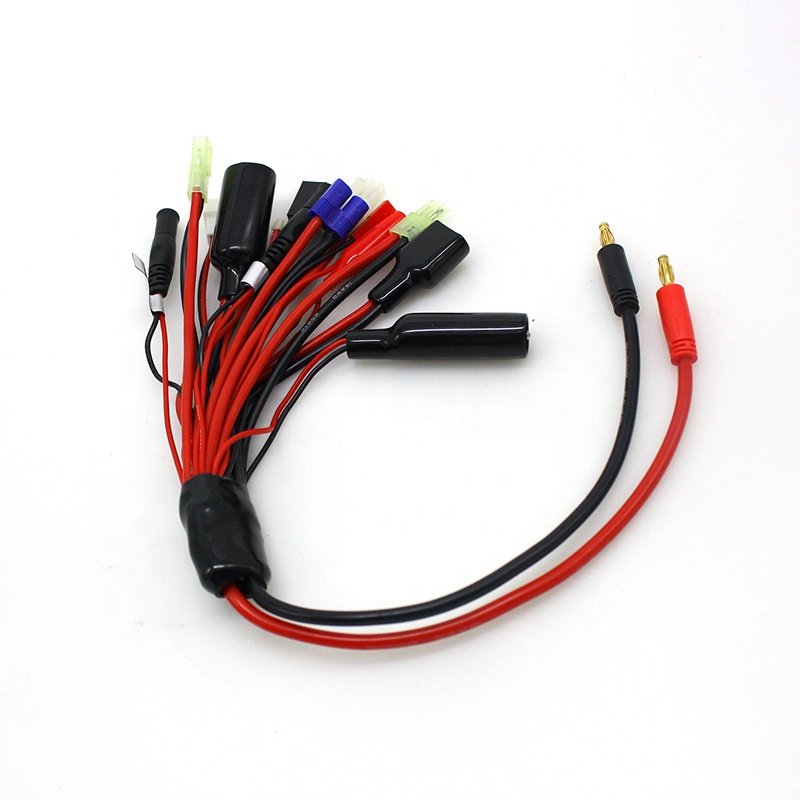 RC charging Cable Lipo Battery Multi Charger adapter Convert Wire 4.0mm Banana Plug to Tamiya Mini Tamiya JST X60