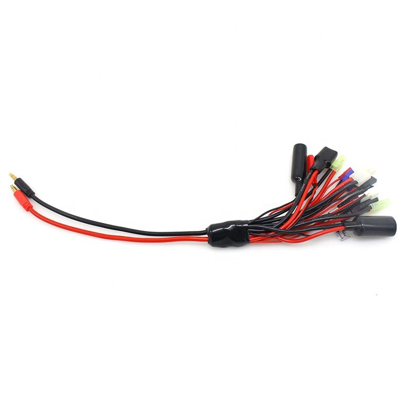 RC charging Cable Lipo Battery Multi Charger adapter Convert Wire 4.0mm Banana Plug to Tamiya Mini Tamiya JST X60