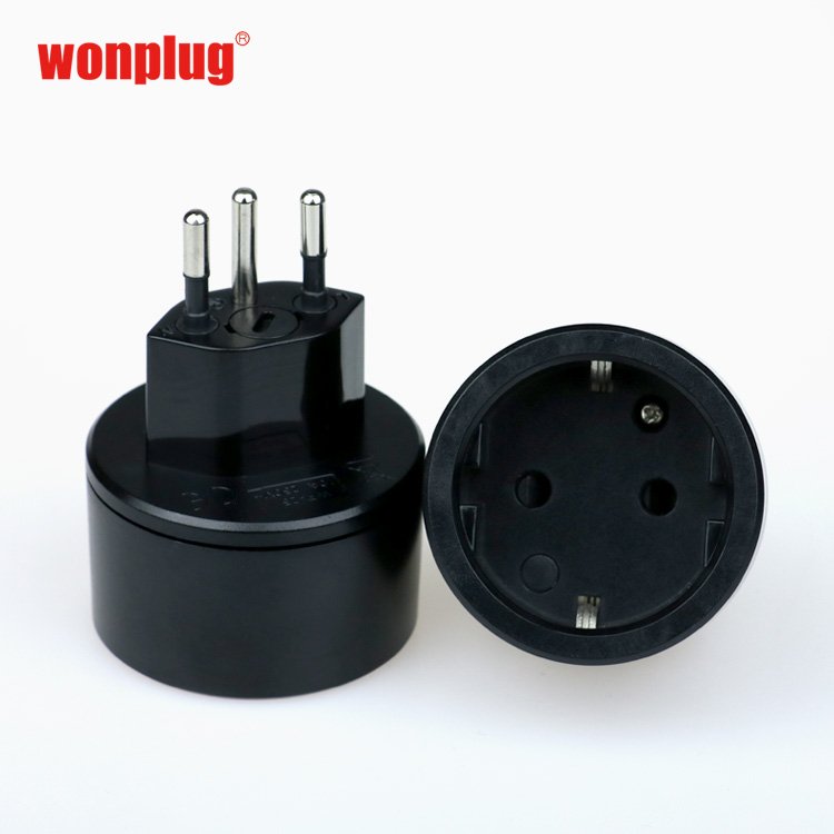 Universal schuko socket plug germany to swiss adaptor Plug Travel Adapter Switzerland type ac power plug
