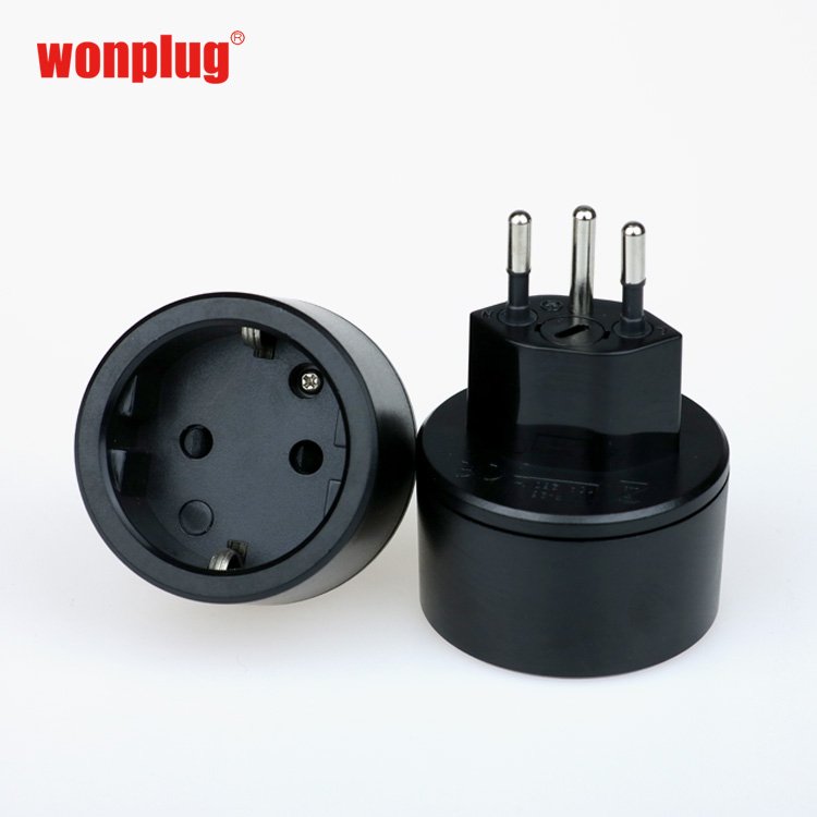 Universal schuko socket plug germany to swiss adaptor Plug Travel Adapter Switzerland type ac power plug