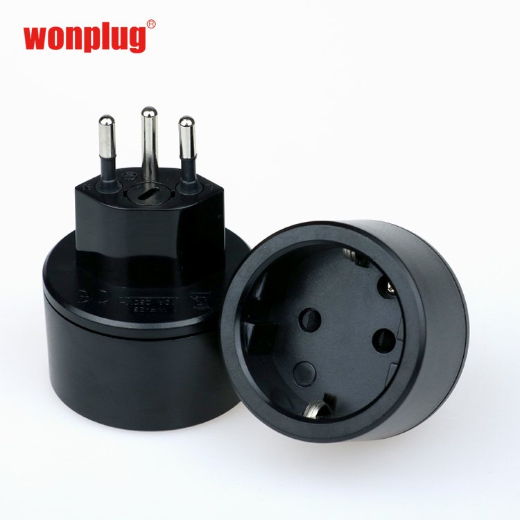 Universal schuko socket plug germany to swiss adaptor Plug Travel Adapter Switzerland type ac power plug