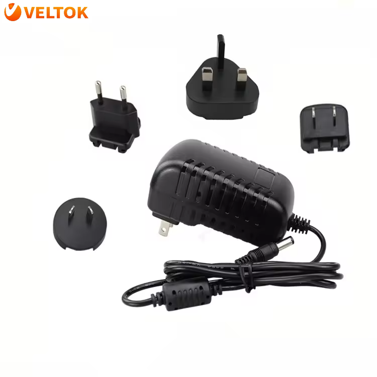 En Iec 60601 Universal Plug Adapter 24w Medical Standard Interchangeable Ac Dc Power Supply 12v 2a