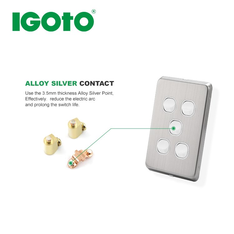 10amp Double Powerpoints Plastic Electrical Wall Outlet Power Plug Socket China Manufacture