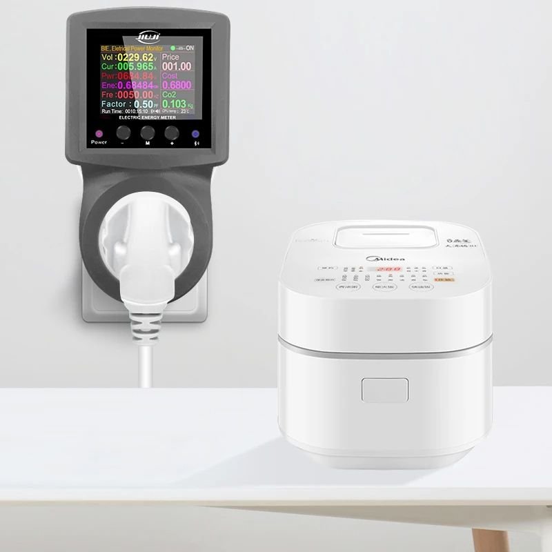 Jiuji JJEPM-16SW 265V 16A AC WIFI Digital Wattmeter Power Kilowatt Wattage Energy Meter Smart Socket Plug