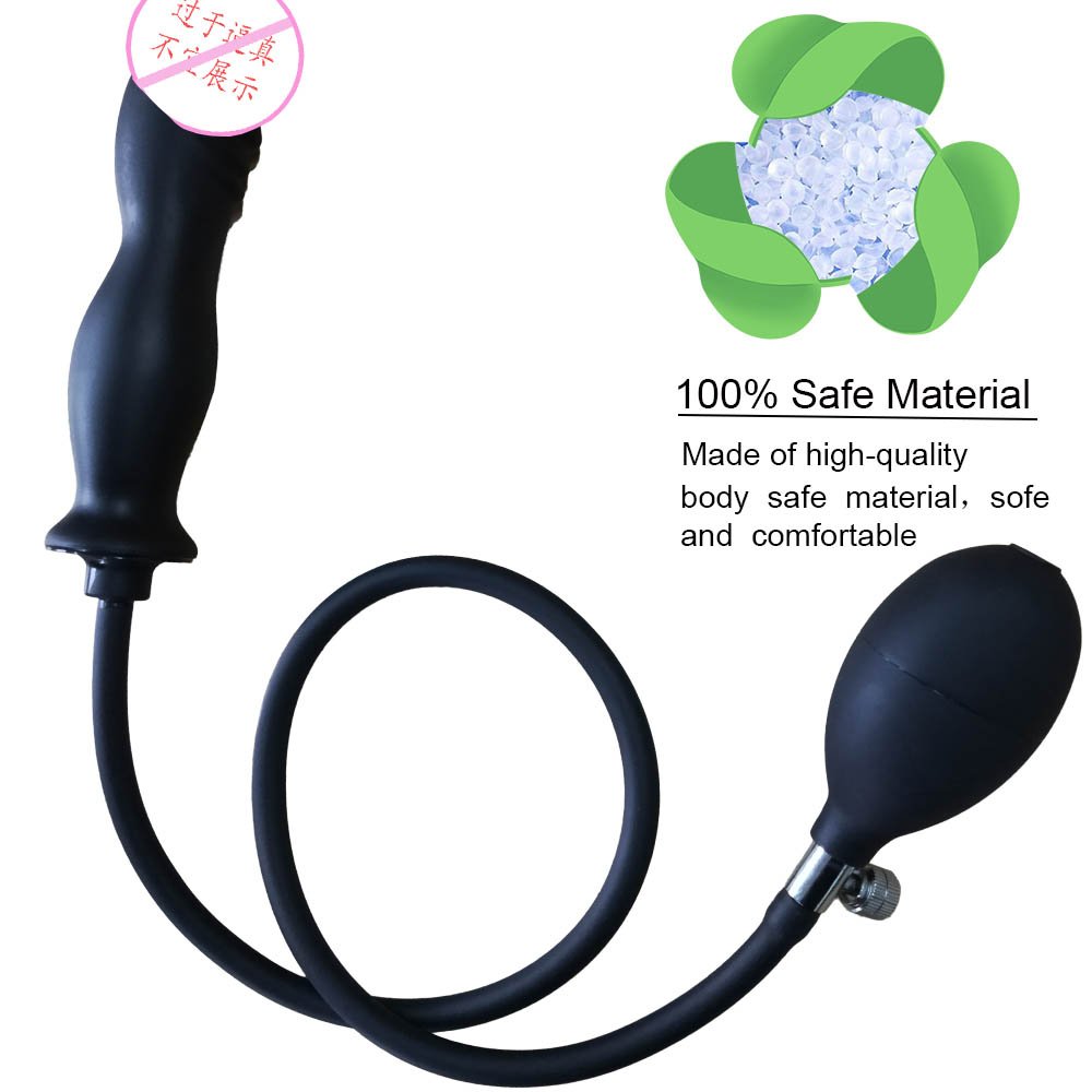 Inflatable Huge Anal Plug ass Vagina Anus Dilator Adult Games Sex Toy For Woman Men Masturbation
