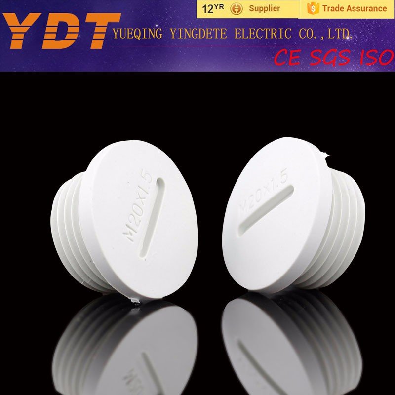 M12*1.0 Nylon Blind End cap for Cable Gland