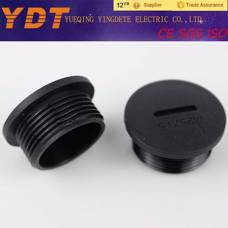 M12*1.0 Nylon Blind End cap for Cable Gland
