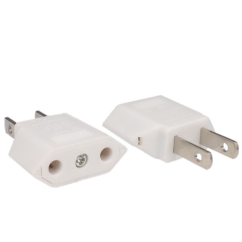4.8mm EU To US JP Copper US Japan China Travel Plug Adapter European Power Adaptor Electrical Plug Converter Sockets AC Outlet