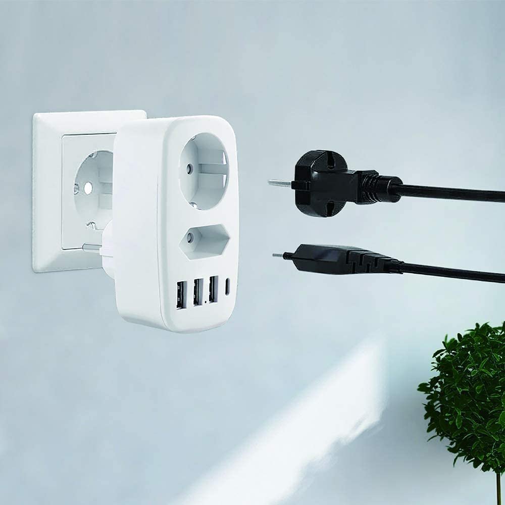 New Product 1 to 2 Way EU Electrical Power Extender,wall Charger Plug Adapter, Smart Wall Power Socket Tecnologia OEM 13 250G