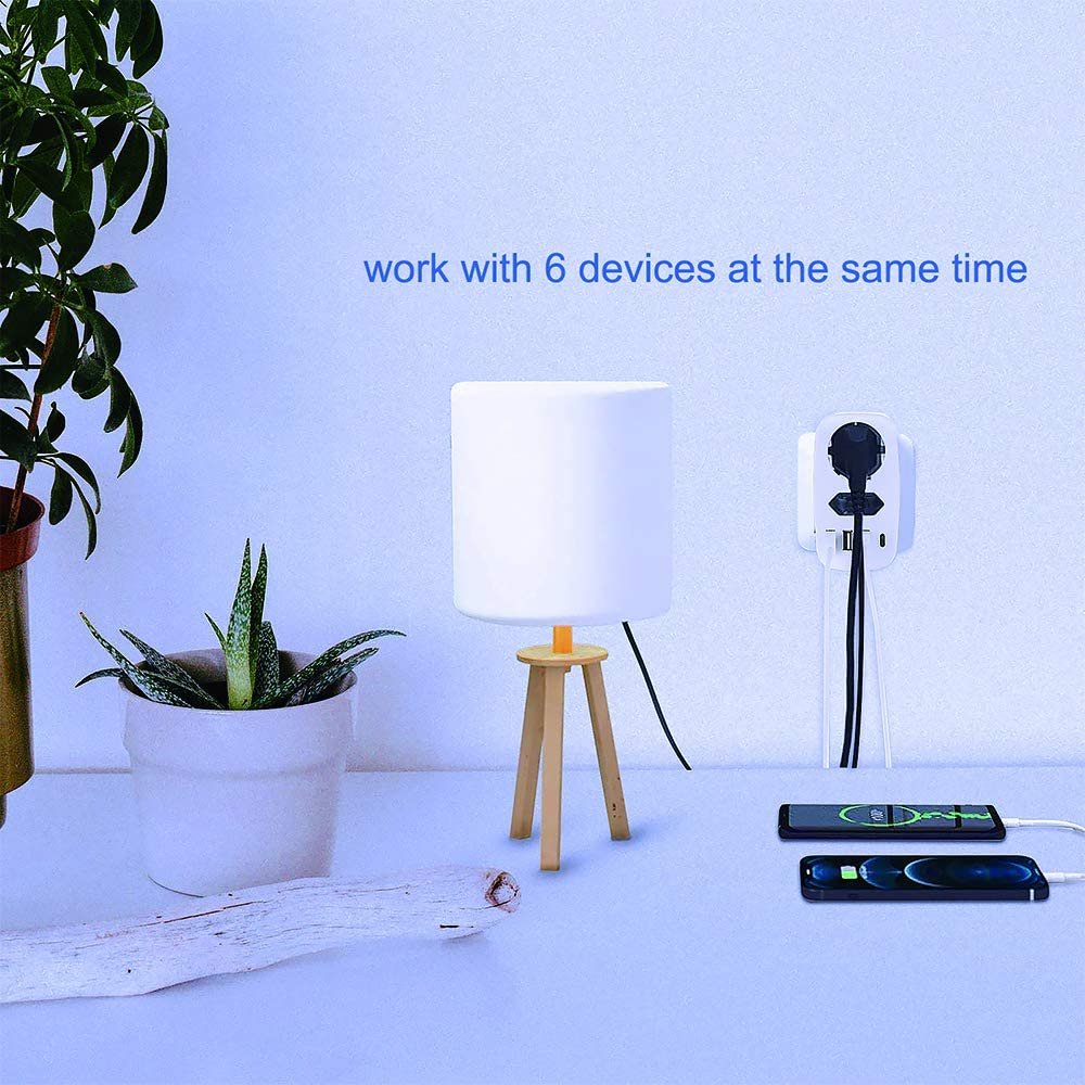 New Product 1 to 2 Way EU Electrical Power Extender,wall Charger Plug Adapter, Smart Wall Power Socket Tecnologia OEM 13 250G