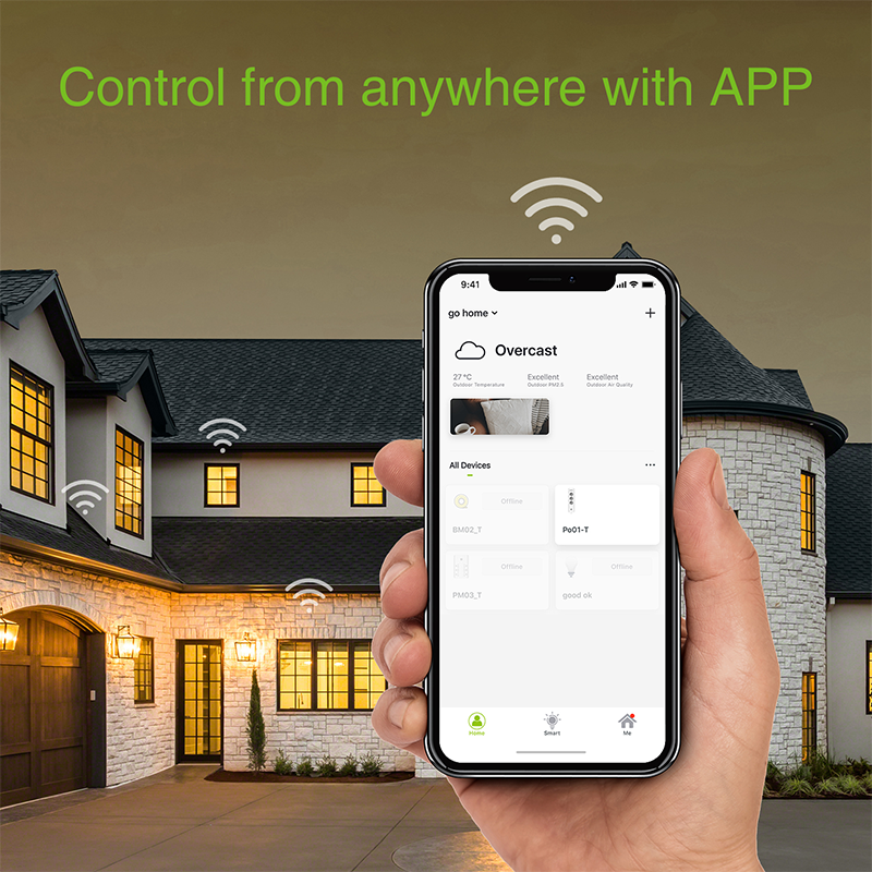 Original factory supply Gosund smart multi plug 3 AC outlet extender EU socket surge protector universal power strip