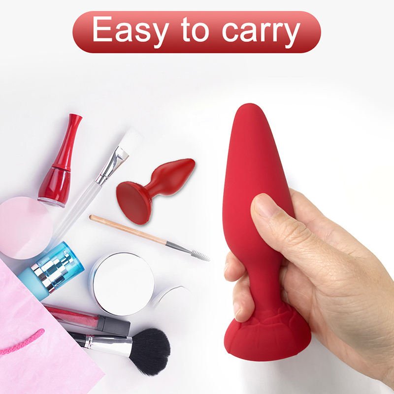 New Design Silicone Butt Plug With Sucker Real Touch Female Butt Plug Anal Beads Anal Dilator Anal Toys for Male Women