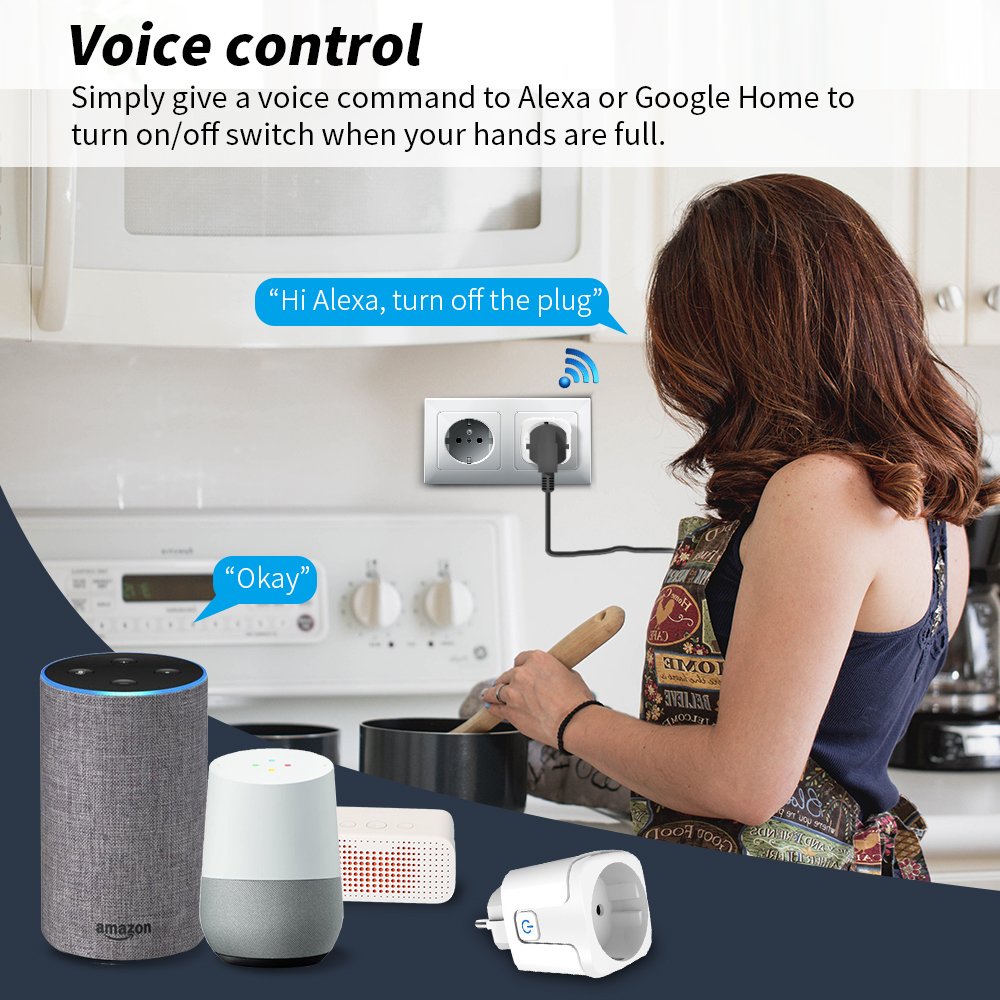 Smart Socket WiFi 16A/20A EU Plug Outlet Cozylife Remote Control Timer Power Monitor Support Voice Alice Google Home Alexa