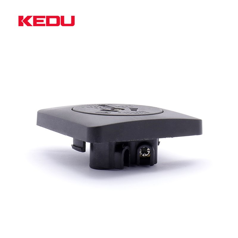 KEDU S230E-7-6 Standard Socket No Cover Australia Black Color 250V 15A Electrical Plug Industrial Electric Plugs 480 Volts SAA