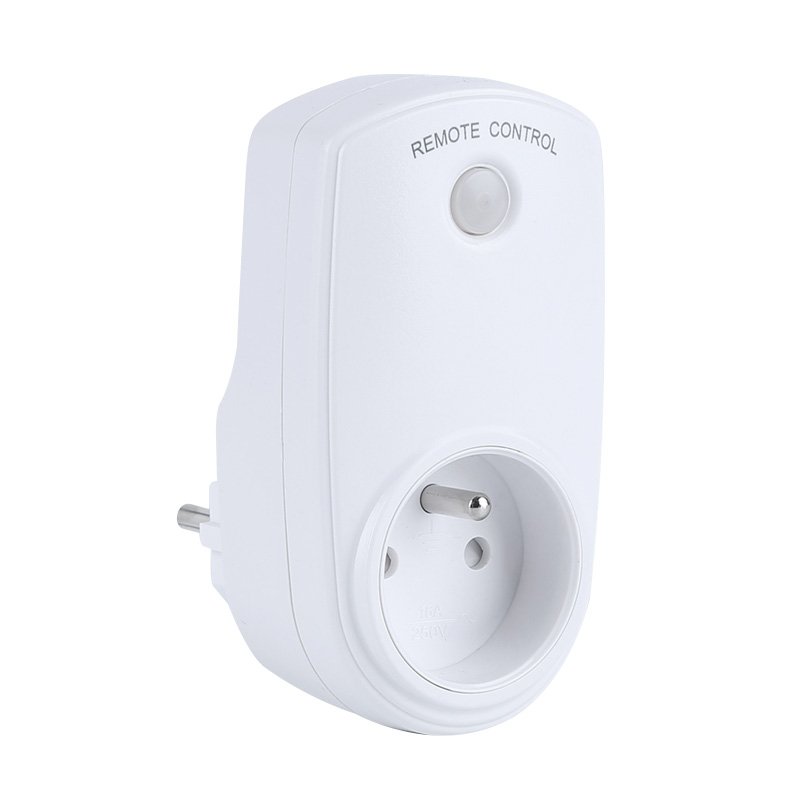 France Standard Wireless Remote Control Smart Plug Intelligent Power Outlet