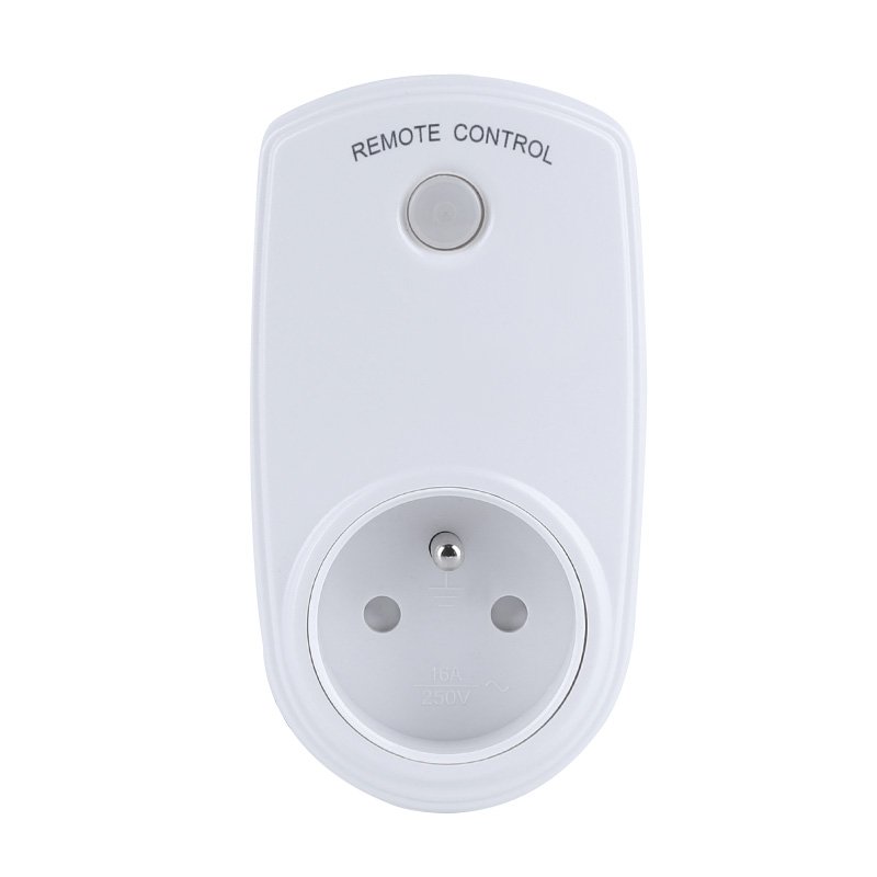 France Standard Wireless Remote Control Smart Plug Intelligent Power Outlet