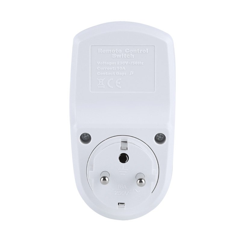 France Standard Wireless Remote Control Smart Plug Intelligent Power Outlet