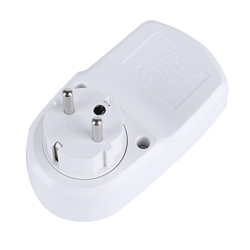 France Standard Wireless Remote Control Smart Plug Intelligent Power Outlet