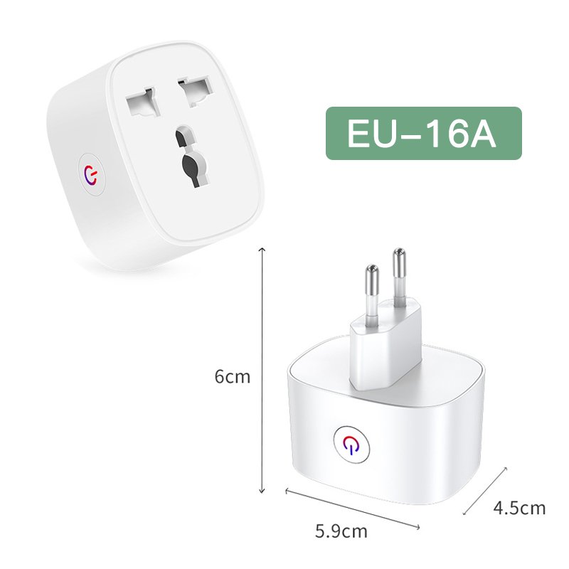 RSH 16A Universal Travel Adapter Tuya Smart Plug Wireless Remote Control Adaptor WiFi Outlet Alexa Google Socket