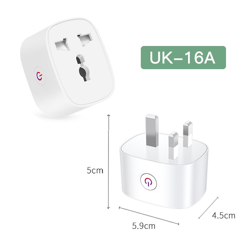 RSH 16A Universal Travel Adapter Tuya Smart Plug Wireless Remote Control Adaptor WiFi Outlet Alexa Google Socket