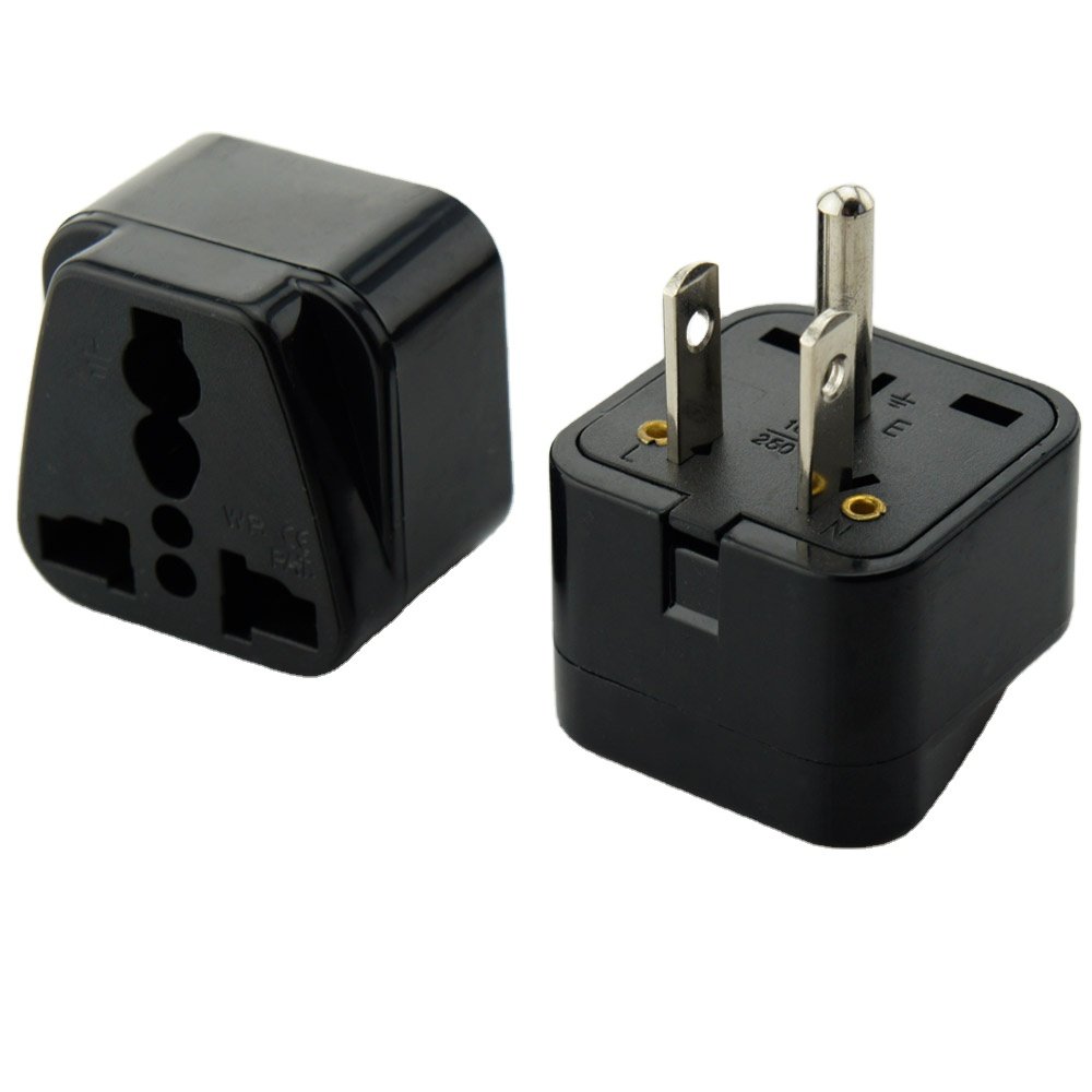 Germany Italy UK USA Swiss International Power Plug Adapters USA US EU AU Europe AC Wall Power Plug Phone Travel Pug Adapter