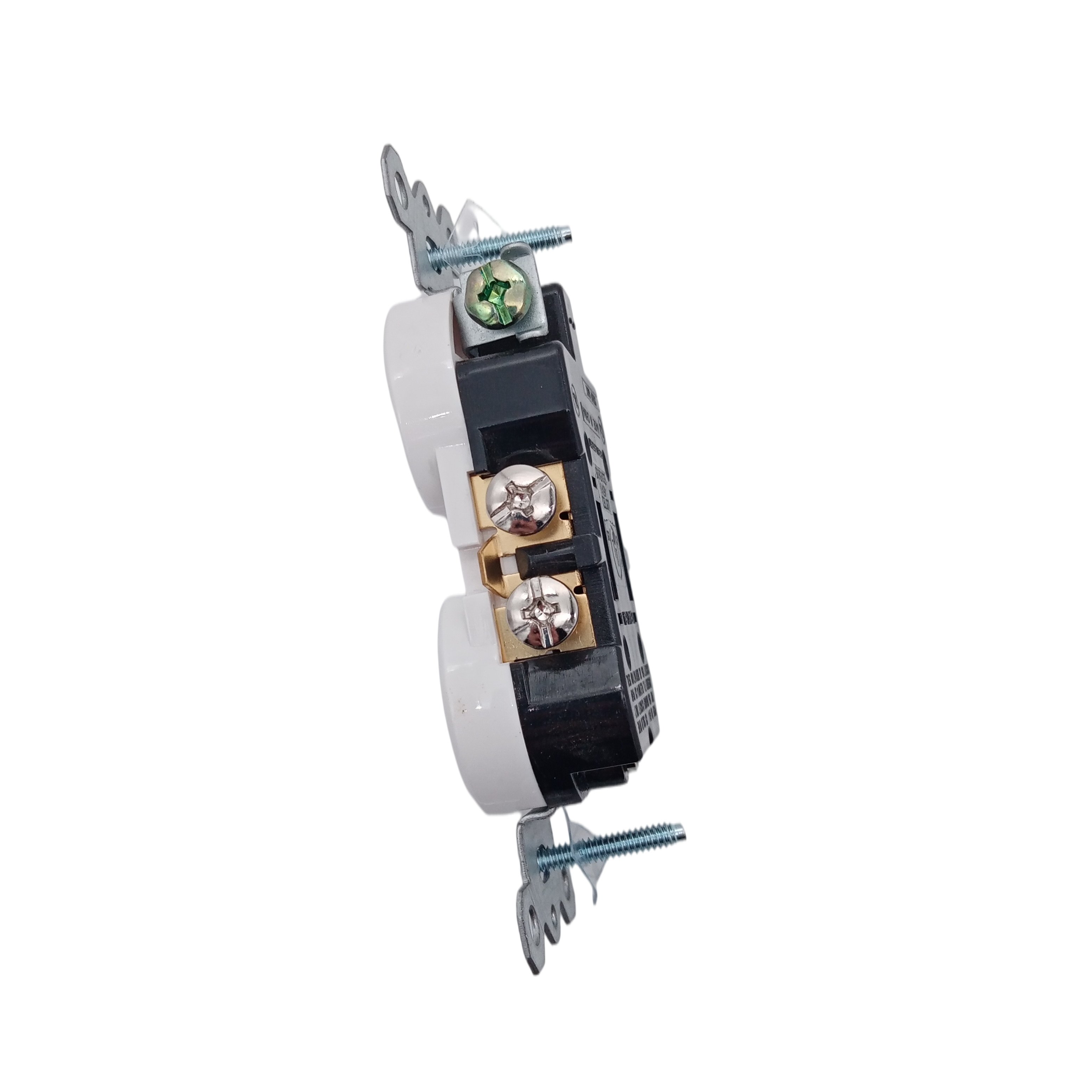 American AC Power Electric 6 Pin Double Wall Socket Outlet 125V Duplex Receptacle Outlet 15 Amp