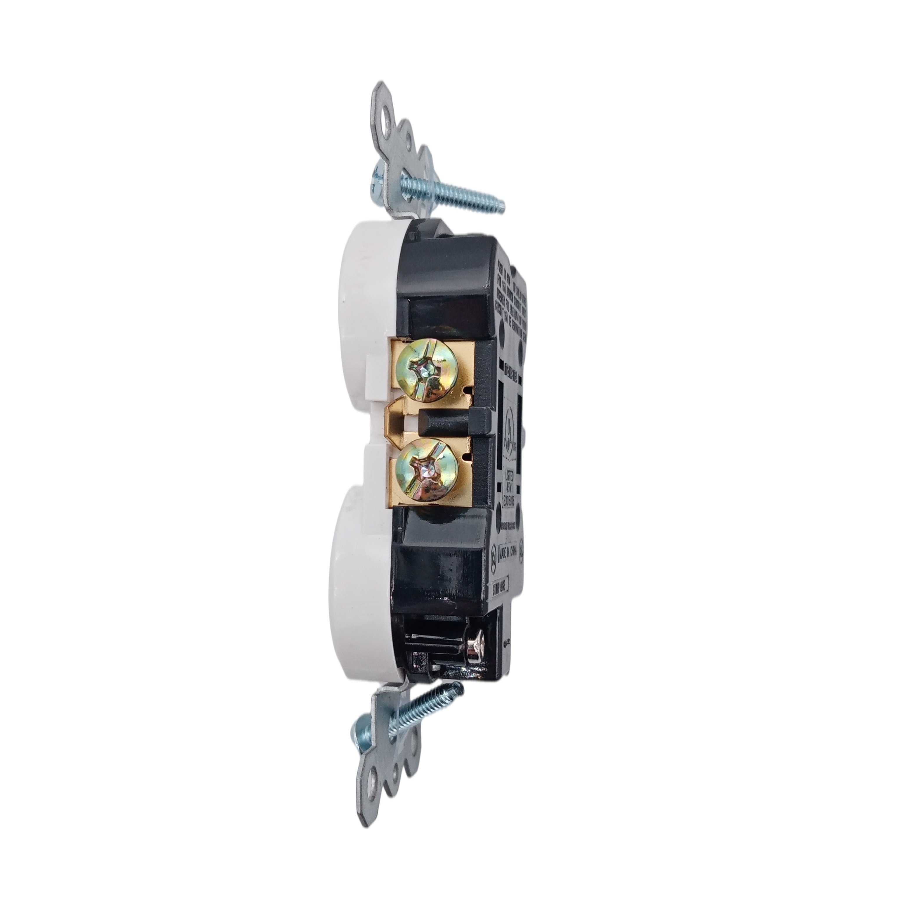 American AC Power Electric 6 Pin Double Wall Socket Outlet 125V Duplex Receptacle Outlet 15 Amp