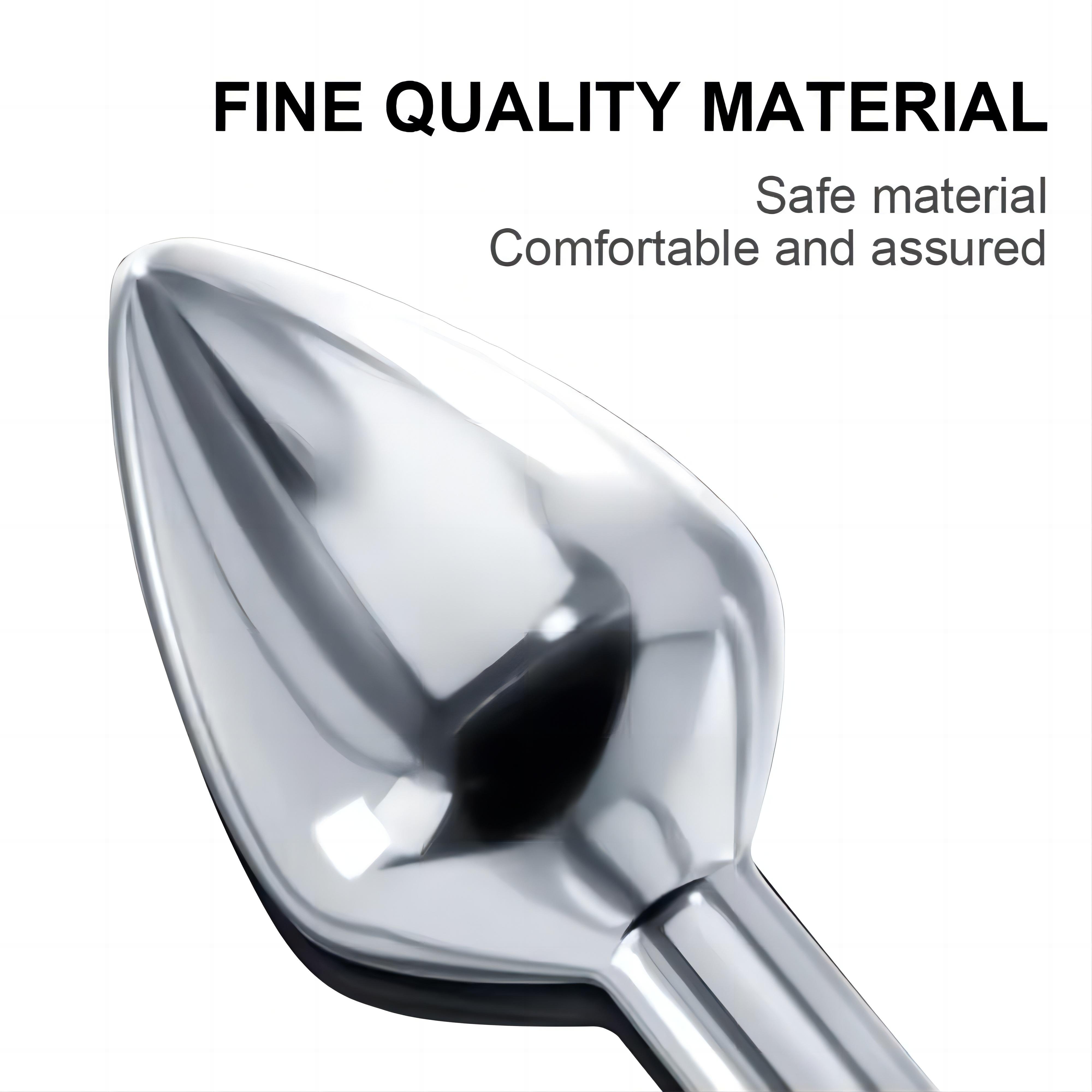 LOVE Newly design Anal Plug. Stainless Metal with heart sharp acrylic base seat. Perfect Lenght Ratio Shiny Metal
