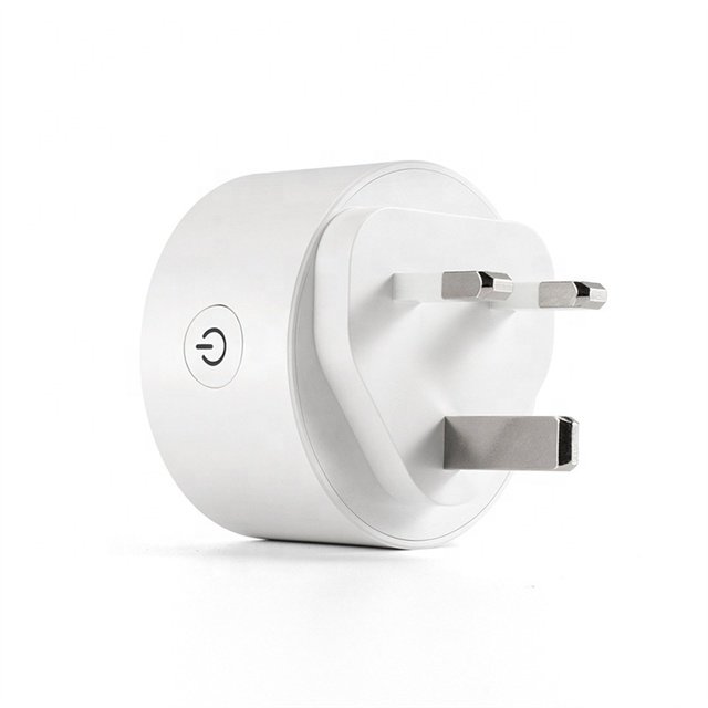 Glomarket UK Standard Smart Plug Tuya Alexa Voice Control Phone App Timing WiFi Electric Outlet Smart Power Plug