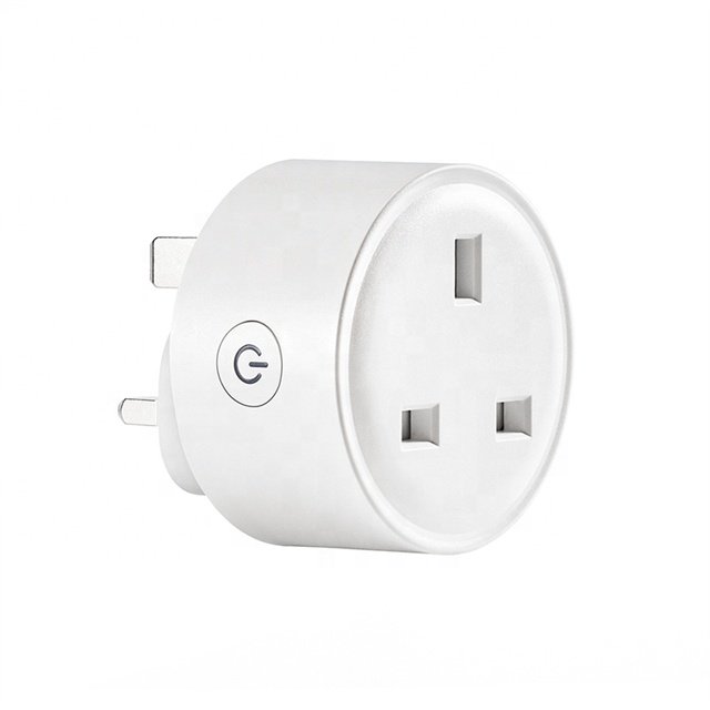 Glomarket UK Standard Smart Plug Tuya Alexa Voice Control Phone App Timing WiFi Electric Outlet Smart Power Plug