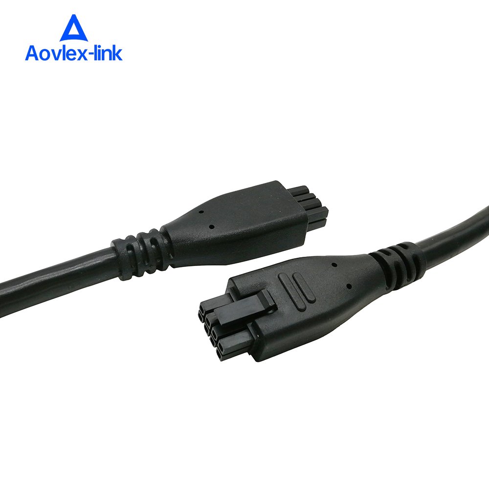 Rectangular Cable Micro Fit 3.0 Series 2 3 4 6 8 Way Molex Plug to Plug Overmolded Cable 43025 Crimp Housing Wire to Wire