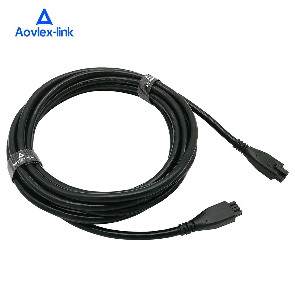 Rectangular Cable Micro Fit 3.0 Series 2 3 4 6 8 Way Molex Plug to Plug Overmolded Cable 43025 Crimp Housing Wire to Wire