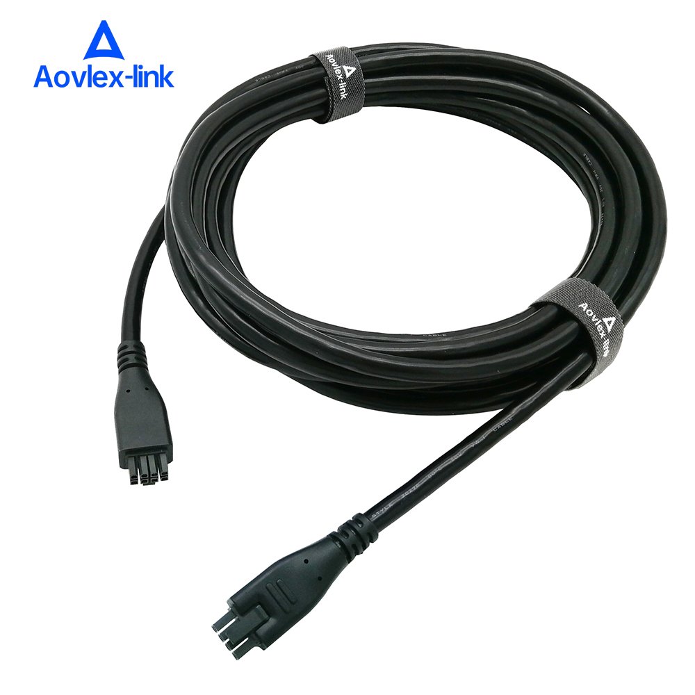 Rectangular Cable Micro Fit 3.0 Series 2 3 4 6 8 Way Molex Plug to Plug Overmolded Cable 43025 Crimp Housing Wire to Wire