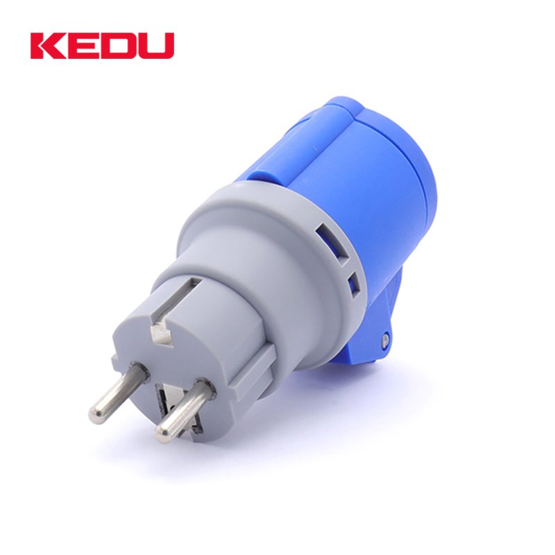 KEDU PS5-1 230V 16A CEE blue to schuko adapters CEE Socket To Schuko Plug Adapter