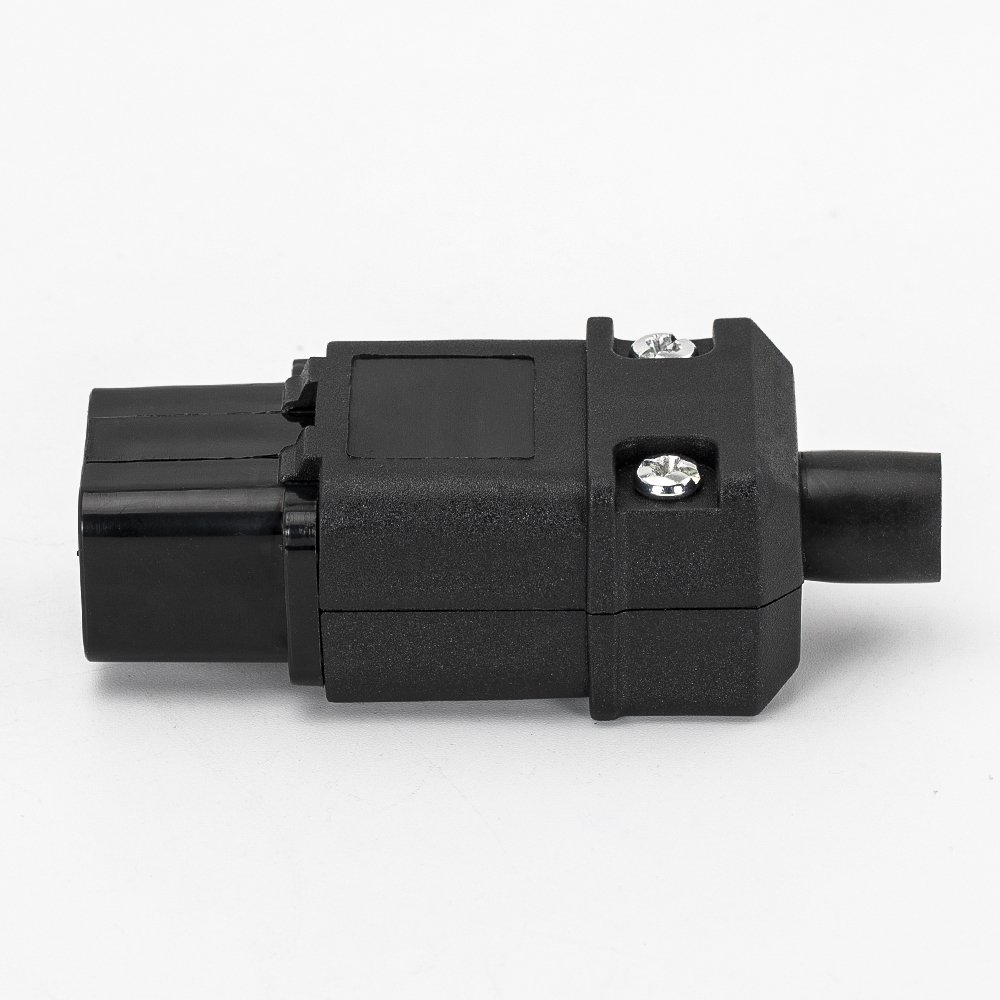 AS-C19 16A 250VAC AC Electrical IEC320 Series 2 in 1 C19 Female Connector 3 Pin Smart Power Socket Plug For Power Cord