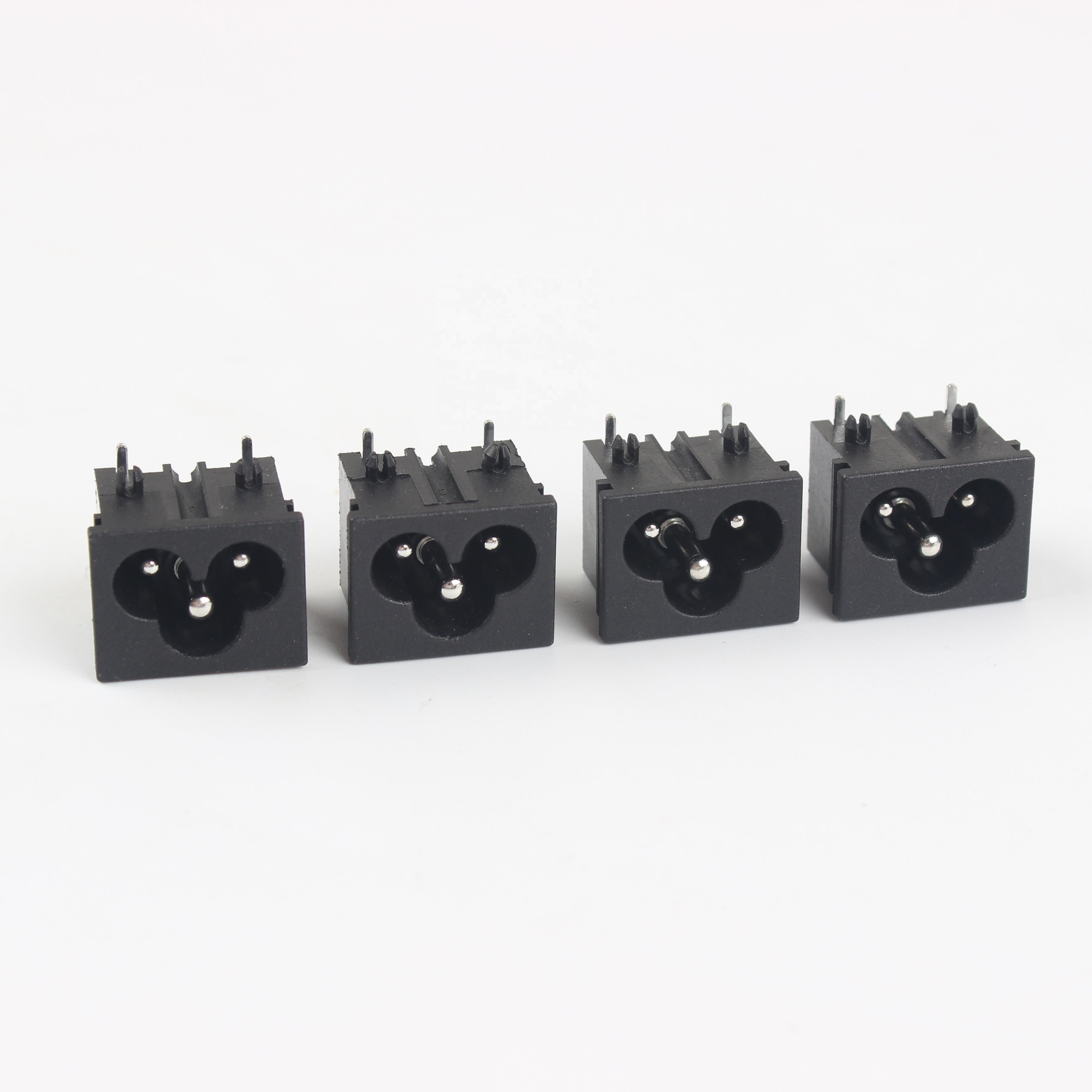110V PCB mount 3pin AC Inlet Male Plug Power Socket AC socket adapter connector