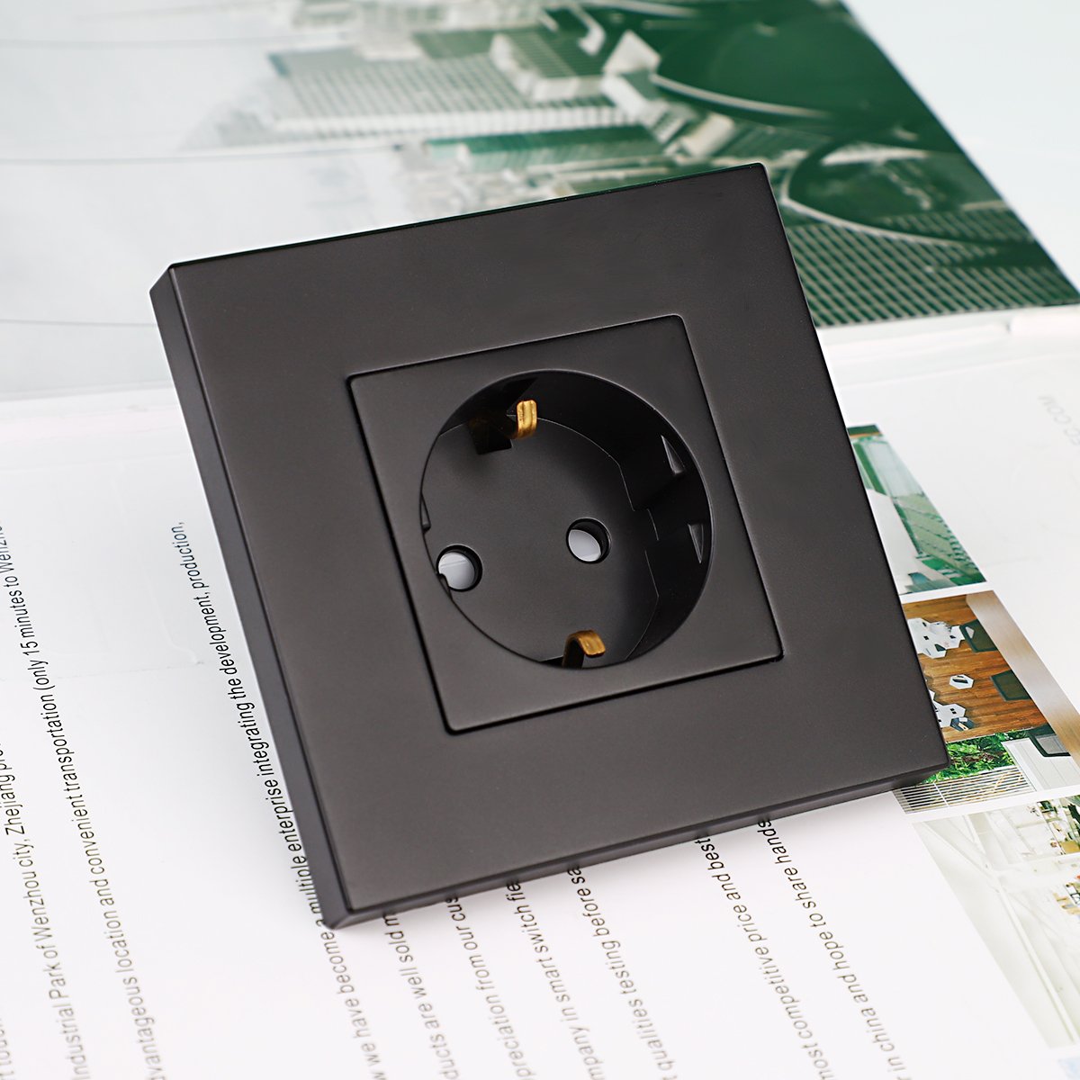 JIMEIDA Promotion EU Socket PC Frame Germany Smart Home Socket 16A Mechanical Wall Plug