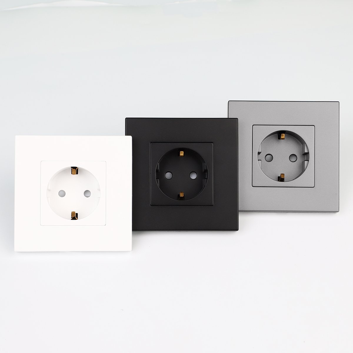 JIMEIDA Promotion EU Socket PC Frame Germany Smart Home Socket 16A Mechanical Wall Plug