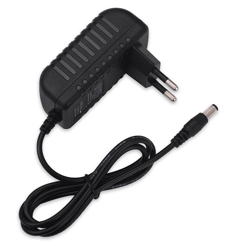 Wall Plug Charger 12V 2A EU UK US EU plug Ac Dc Adaptor 24W White 12V Power Adapter for Audio Equipment