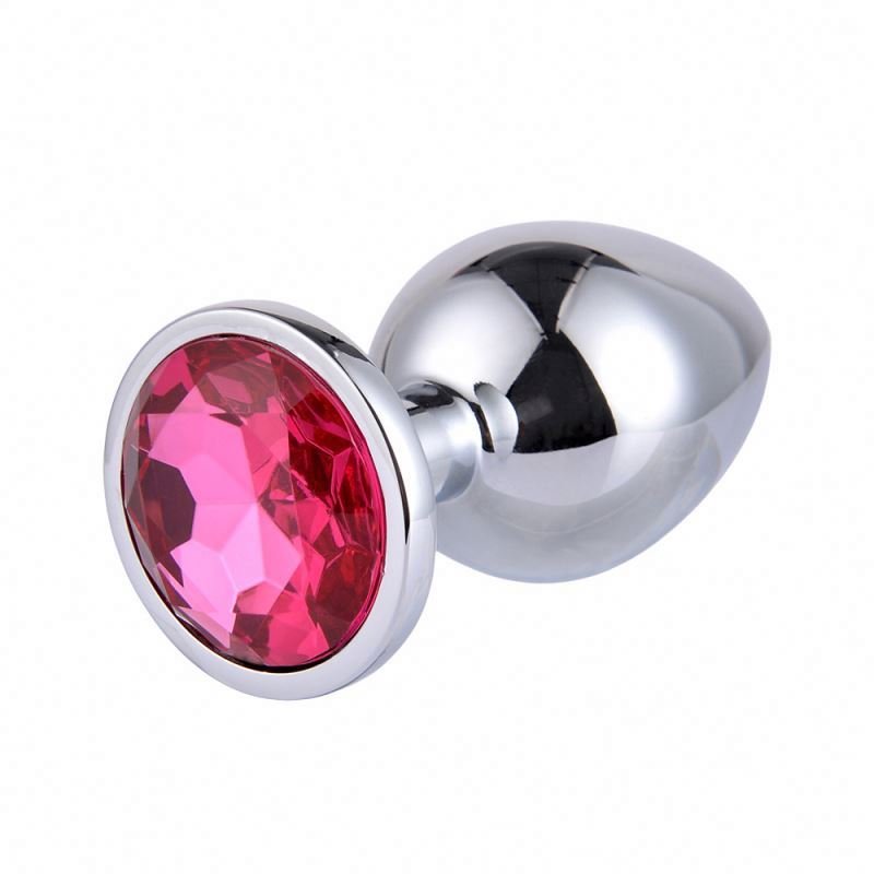 XIAER Hot selling sex toy metal anal plug stainless butt plug with jewel
