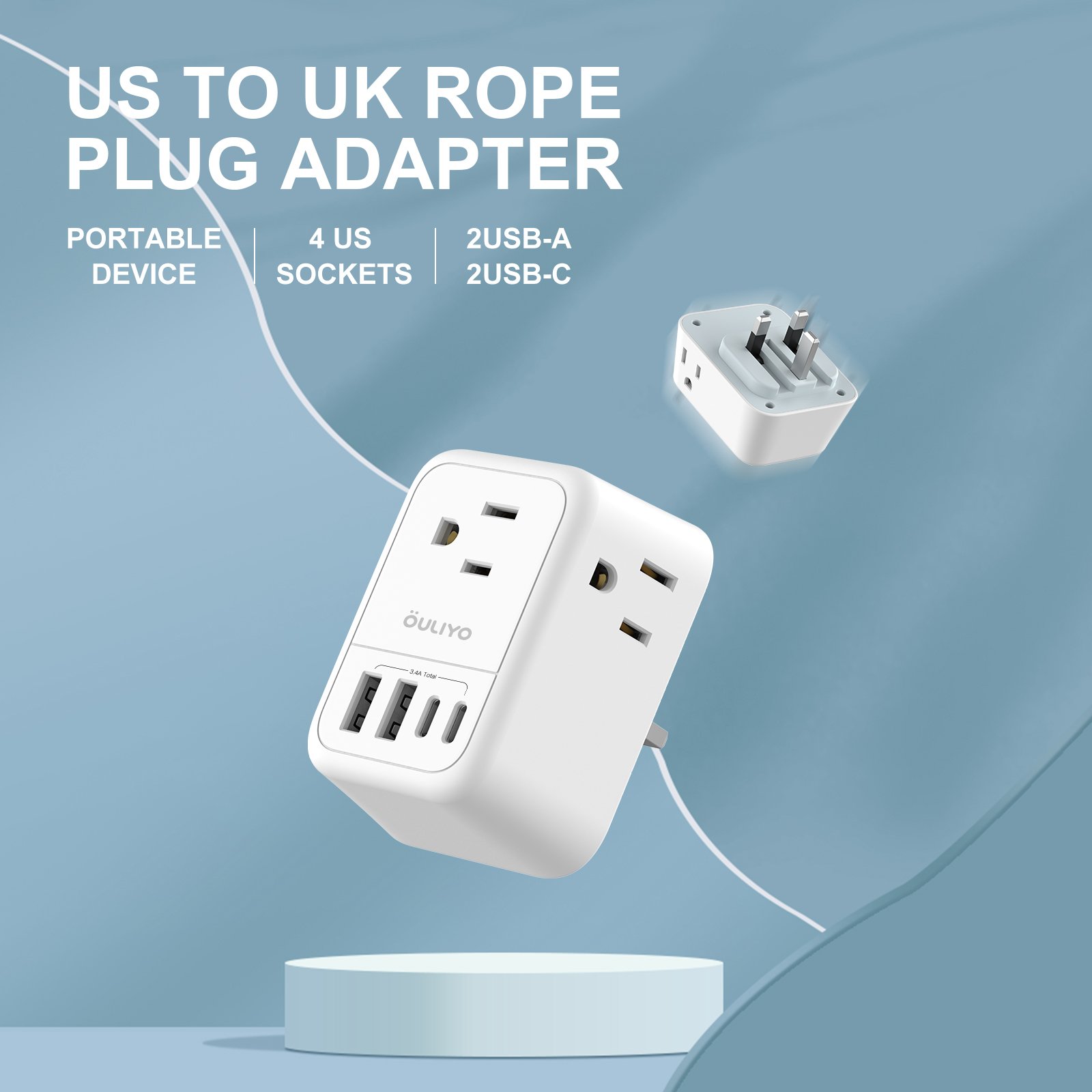 UK Electrical Plug Socket Outlet Function control Power Socket Wall usb socket Multi Adapter Converter Mobile Phone Charger