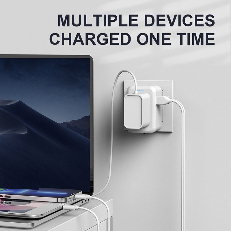 Worldwide All in One Universal Travel Adaptor AC Power Plug Adapter Wall Charger with USB-C+A Charging Ports for USA EU UK AUS