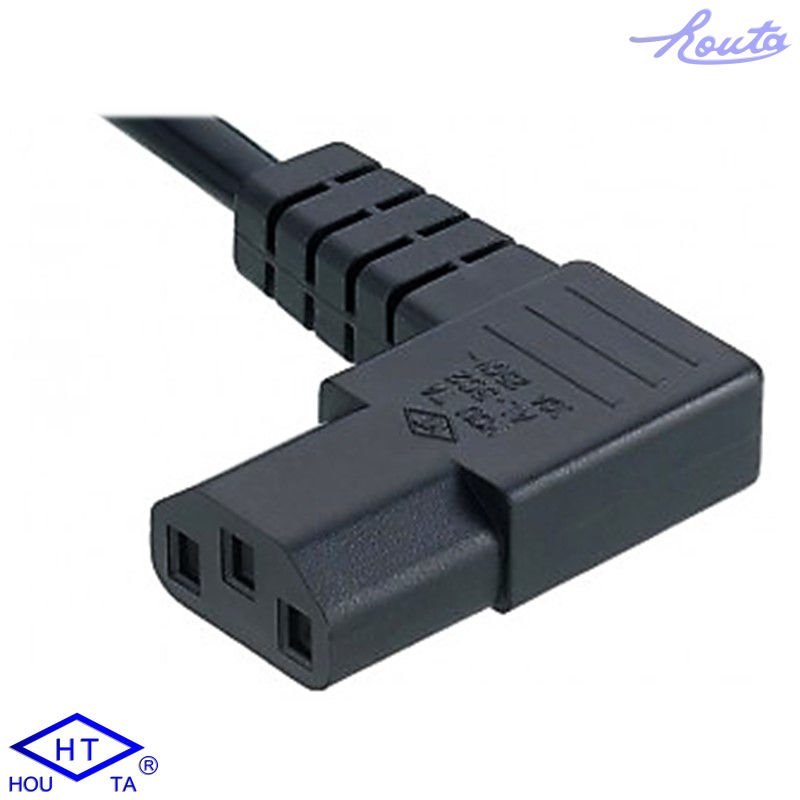 CEE 7/7 plug to IEC C13 connector ac power cord