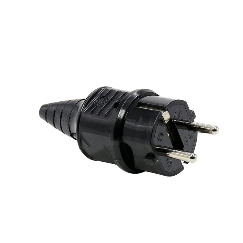 Factory direct European German detachable assembly plug 16A250V German assembly plug