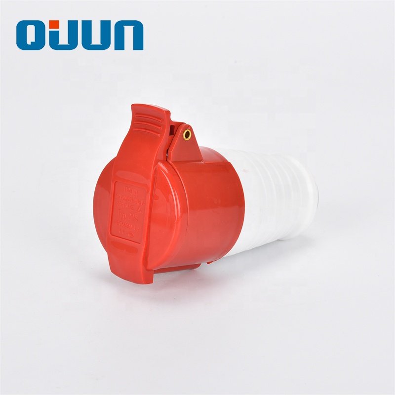 Industrial Plug/socket Coupler OEM Industrial Connector 16A Power Charging IP44 4 Pin 16amp 240v Lonon Red and White Normal Plug