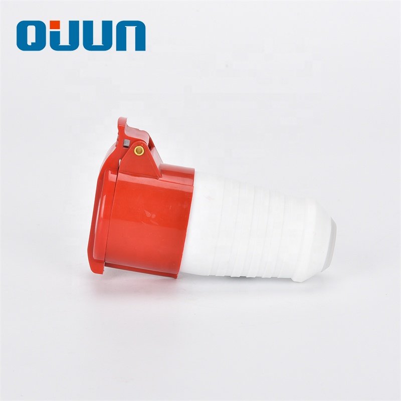 Industrial Plug/socket Coupler OEM Industrial Connector 16A Power Charging IP44 4 Pin 16amp 240v Lonon Red and White Normal Plug