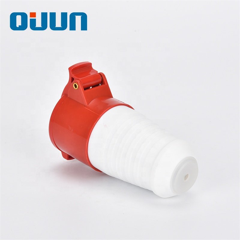 Industrial Plug/socket Coupler OEM Industrial Connector 16A Power Charging IP44 4 Pin 16amp 240v Lonon Red and White Normal Plug