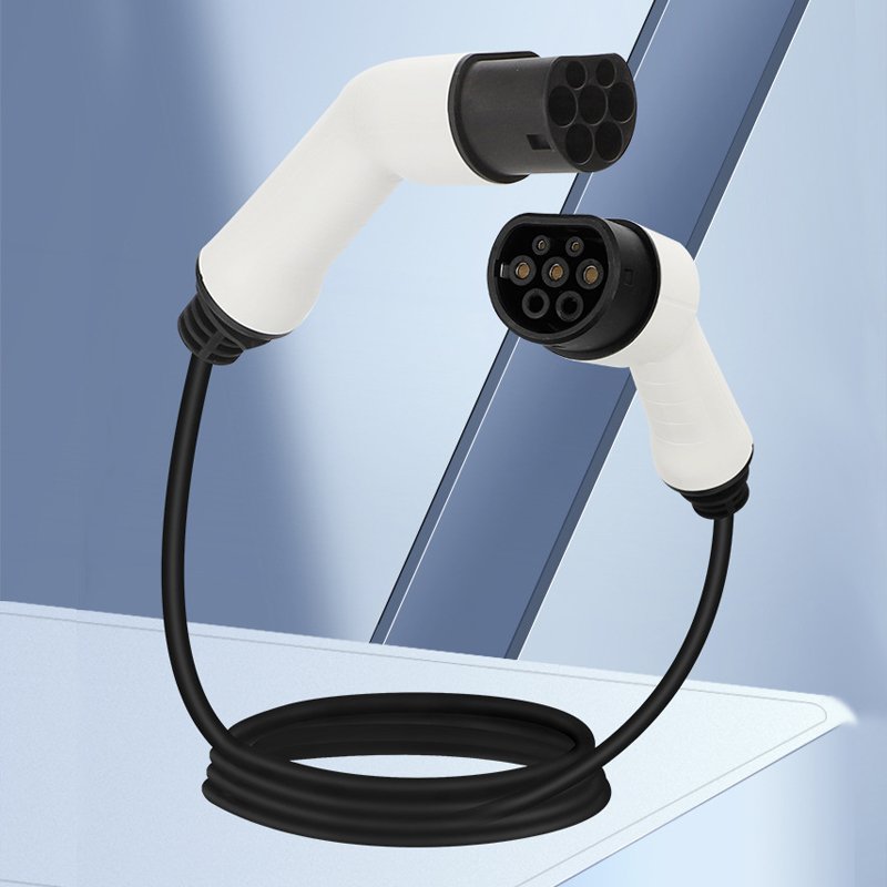 electric car charging gun with 5m cable 3.5kw 32A Type 1 plug double guns ev charging gun