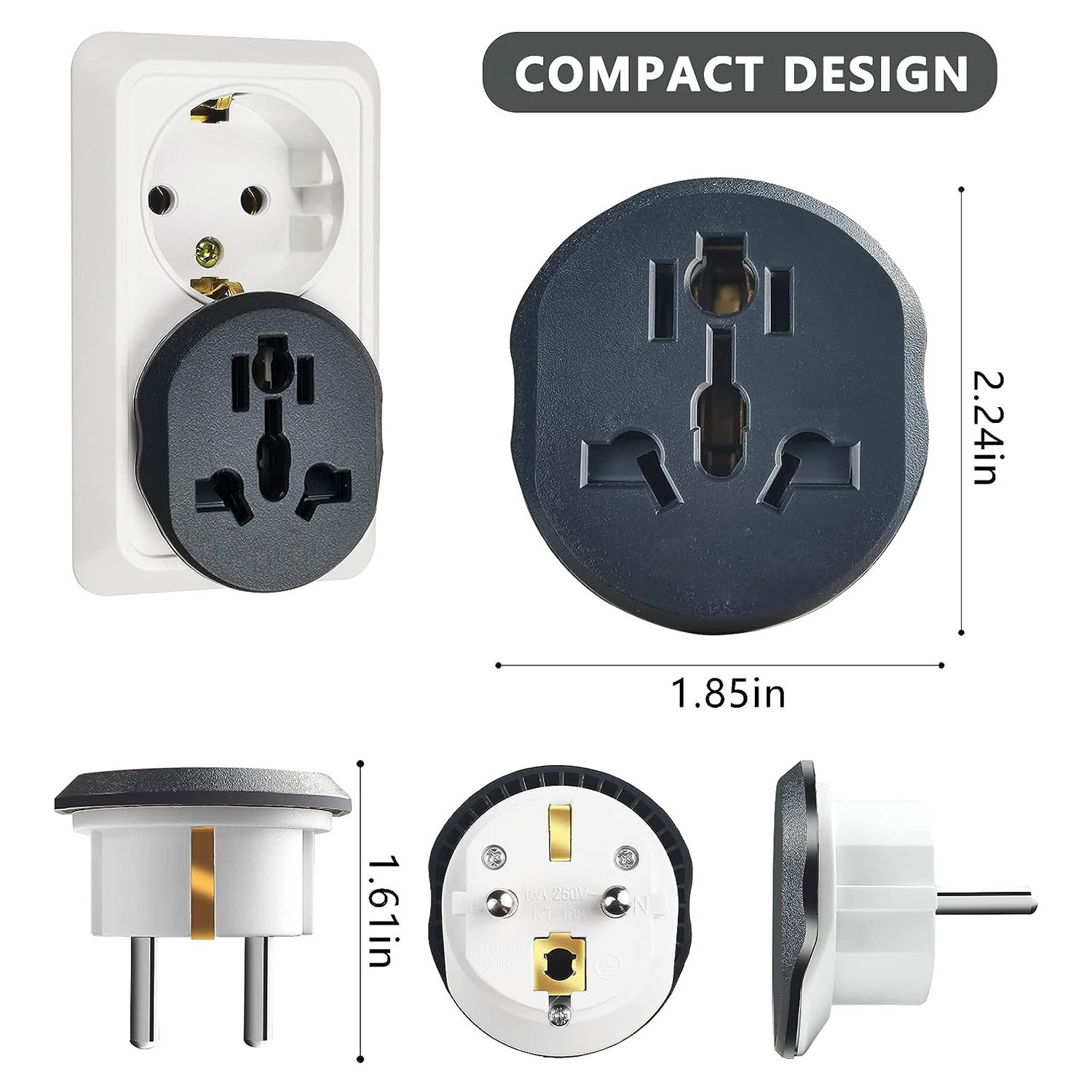 Latest Power Wireless Adapter GER 16a Bs Plug 16amp Plug Switches