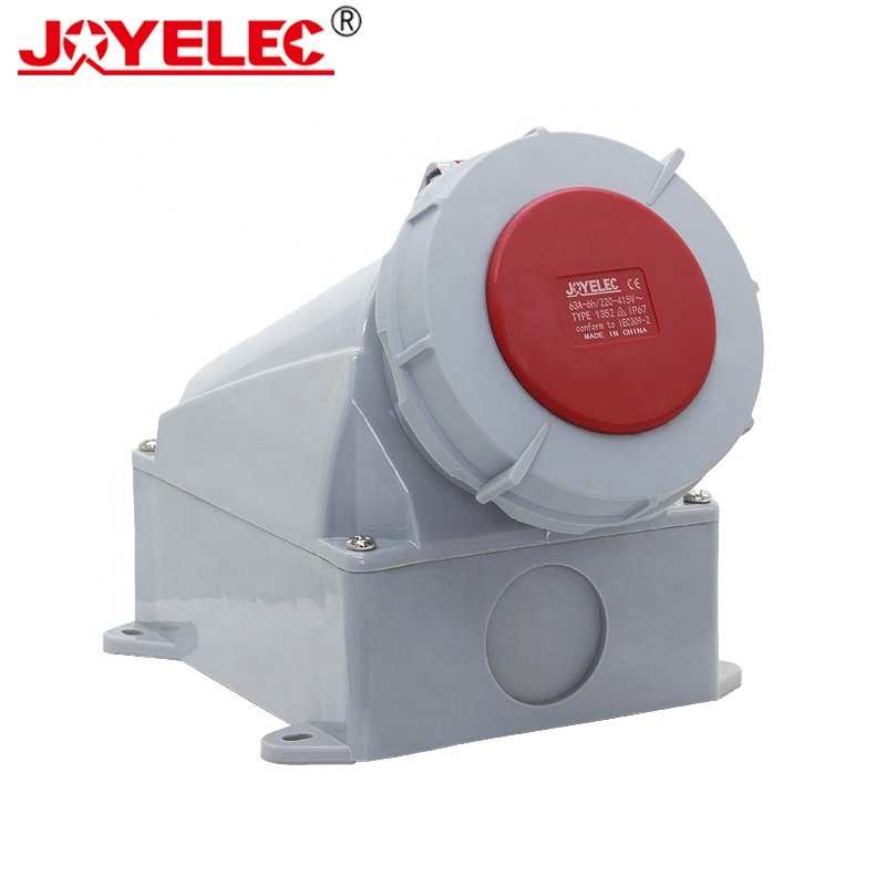 JOYELEC Q1352 5P 63A New Waterproof and Dustproof Plug and Socket Industrial Power Wiring Connector